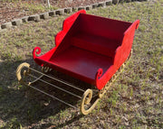 Custom size Santa sleighs yard decor