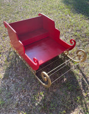 Custom size Santa sleighs yard decor